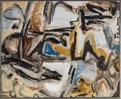 Untitled by Jack Faxon, Gouache On Masonite, offered Feb 2023