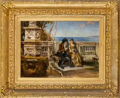 Edmund Blume, ' W 27', Oil On Canvas