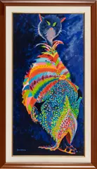 Dr. Seuss, ' W 23', Serigraph On Canvas, Joseph Katz And His Coat Of Many Colors