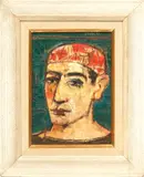 Sarkis Sarkisian, ' W 7.75', Oil On Masonite, 1963, Acrobat