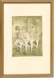 Graciela Rodo Boulanger, ' W 9.25', Etching In Colors On Wove Paper