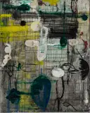 Tom Savage, Untitled, 1990, Mixed Media On Wood Panel, C.