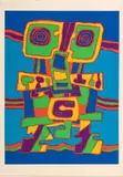 Jacques Soisson, ' W 22.75', Screenprint In Colors On Wove Paper, 1975, Songe Galere