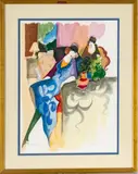 Itzchak Tarkay, Untitled, Lithograph In Colors, On Wove Paper