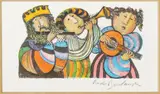 Graciela Rodo Boulanger, Untitled, Lithograph In Colors, On Wove Paper