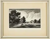 Thomas Willoughby Nason, ' W 9.5', Wood Engraving On Wove Paper, 1955, Little Farm