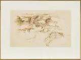 Albert P. Mullen, Untitled, Ink Wash On Paper