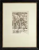 ' W 6.62' by Albrecht Durer, Woodcut On Wove Paper, Printed 19th Century, The Bath House, offered Dec 2022