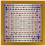 ' W 28.825' by Yaacov Agam, Screenprint In Colors On Wove Paper, C. 1980, Multi-Mag Rhythm (Gold), offered Dec 2022