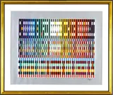 ' W 33.25' by Yaacov Agam, Screenprint In Colors, On Wove Paper, Thanksgiving (Dark), offered Dec 2022
