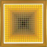 Victor Vasarely, ' W 26', Serigraph In Colors On Wove Paper, Mexico City