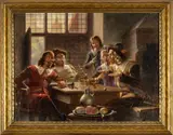 Alois Binder, Untitled, Oil On Board