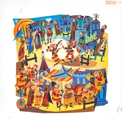 Joseph Trippetti, ' W 31', Serigraph In Colors On Wove Paper, Clowning Around