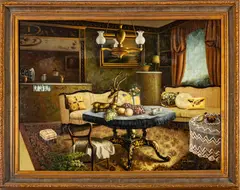 Untitled by Carl Romney, OIL ON CANVAS, offered Dec 2022