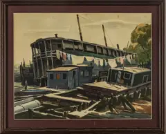 Untitled by Irwin Greenwood, GOUACHE ON PAPER, offered Dec 2022