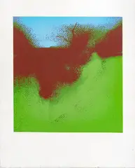 Graham Ovenden, ' W 18', Screenprint In Colors On Wove Paper, 1972, Birnam Wood