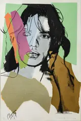 ' W 28.825' by Andy Warhol, Screenprint In Colors, On Arches Aquarelle Paper C. 1975, Mick Jagger, offered Nov 2022