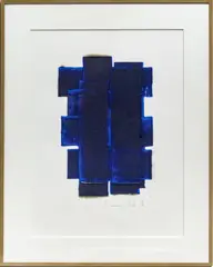 John Zinsser, s Void II, H 30', Oil On Wove Paper, C. 1999, A Century