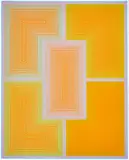 Richard Anuszkiewicz, ' W 20', Screenprint In Colors On Wove Paper, C. 1970, Inward Eye 1