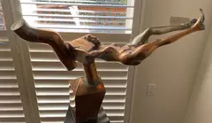 Thomas F. McClure, ' W 38', Bronze Abstract Figural Sculpture