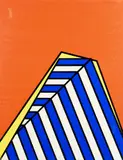 Nicholas Krushenick, Untitled, Screenprint In Colors On Paper, 1967, Waves