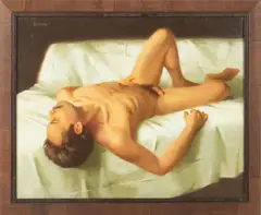 ' W 20' by Len Gridley Everett, 1975, Oil On Canvas, offered Nov 2022