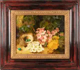 S. Lee, ' W 19', Oil On Canvas Still Life