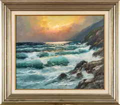 ' W 24' by Alexander Dzigurski, Oil On Canvas, offered Nov 2022