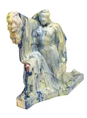 Edgardo Simone, Head, H 14.5'' L 13'' Depth 7', Ceramic Sculpture, Judith Holding Holofernes