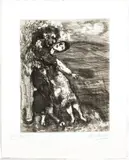 Marc Chagall, ' W 9.5', Etching On Montval Laid Paper, C. 1927-31, Le Lion Amoureux