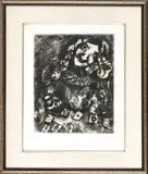 Marc Chagall, ' W 9.4', Etching On Montval Laid Paper, C. 1927-31, Les Devineresses