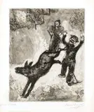 Marc Chagall, ane Et Le Chien, H 11.7', Etching On Montval Laid Paper, C. 1927-31, L