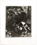Marc Chagall, avare Qui A Perdu Son Trésor, H 11.7', Etching On Montval Laid Paper, C. 1927-31, L