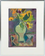 Untitled by Richard Jerzy, OIL ON MASONITE, offered Oct 2022
