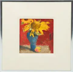 Untitled by Richard Jerzy, 2000, OIL ON MASONITE, offered Oct 2022