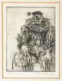 Richard Jerzy, Untitled, 1964, ETCHING ON PAPER, CIRCA