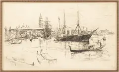 Untitled by Frank Duveneck, 1881, ETCHING ON CHINE COLLE, offered Oct 2022
