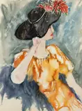 Richard Jerzy, Untitled, WATERCOLOR ON WOVE PAPER