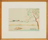 ' W 14' by Josef Pierre Nuyttens, Watercolor Landscape, offered Oct 2022