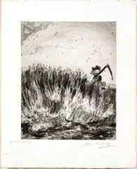 Untitled by Marc Chagall, 1927-30, ETCHING AND DRYPOINT, ON MONTVAL LAID PAPER, WITH WATERMARK, offered Sep 2022