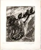 Marc Chagall, Untitled, 1927-30, ETCHING ON MONTVAL LAID PAPER