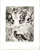 Marc Chagall, Untitled, 1927-30, ETCHING ON MONTVAL LAID PAPER
