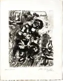 Marc Chagall, Untitled, 1927-30, ETCHING ON MONTVAL LAID PAPER, WITH WATERMARK