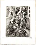 Marc Chagall, Untitled, 1927-30, ETCHING ON MONTVAL LAID PAPER
