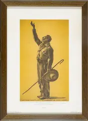 AUTHORIZED REPRODUCTION by Peter Hurd, PRINT, offered Sep 2022