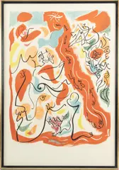 Untitled by André Masson, LITHOGRAPH IN COLORS, ON WOVE COLORS, offered Sep 2022