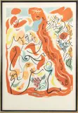 André Masson, Untitled, LITHOGRAPH IN COLORS, ON WOVE COLORS