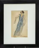 Abraham Walkowicz, Untitled, WATERCOLOR & INK ON PAPER