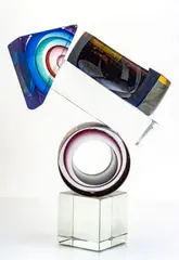 Leon Applebaum, ART GLASS, SCULPTURE