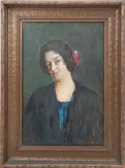Charles E. Waltensperger, Untitled, OIL ON CANVASBOARD